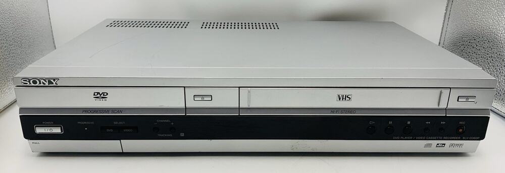 SONY SLV-D360P DVD/VHS Combo DVD/VCR Player / Recorder - NO REMOTE - Works!